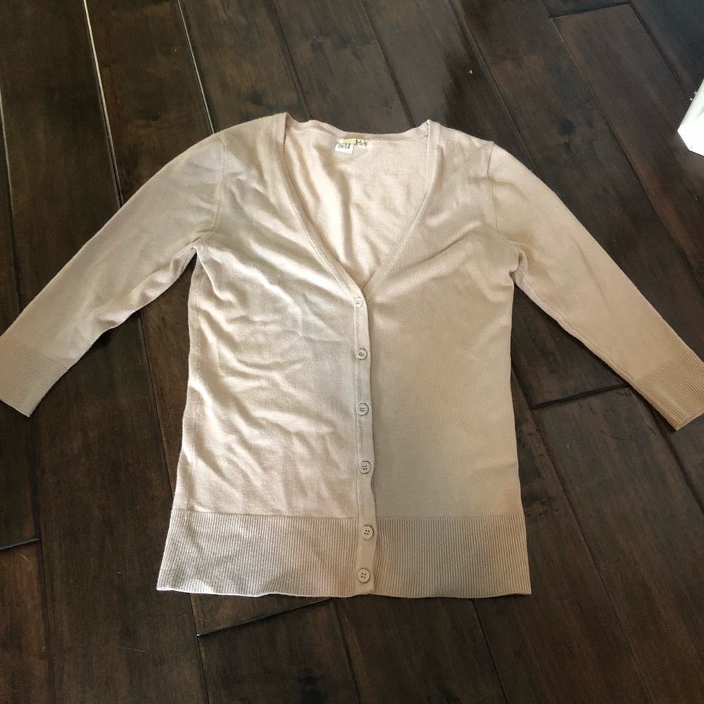 Tan/ Beige Cardigan size small